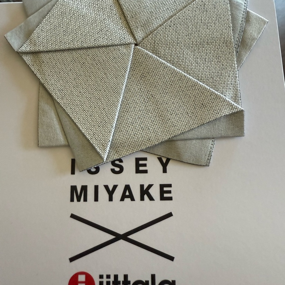 Issey Miyake x Iittala Silver Coasters